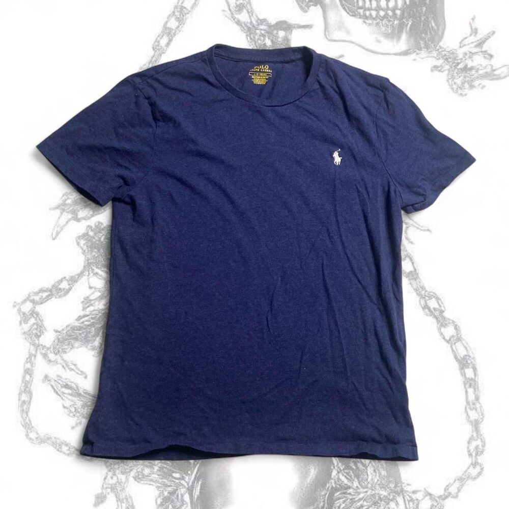 Polo-ralph-lauren Men's Navy and Blue T-shirt
